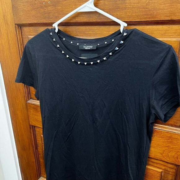 Valentino Garavani Black ROCKSTUD  Women's Top XS - Picture 2 of 10